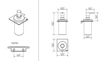 DOSIFICADOR PARED S-CUBE SONIA